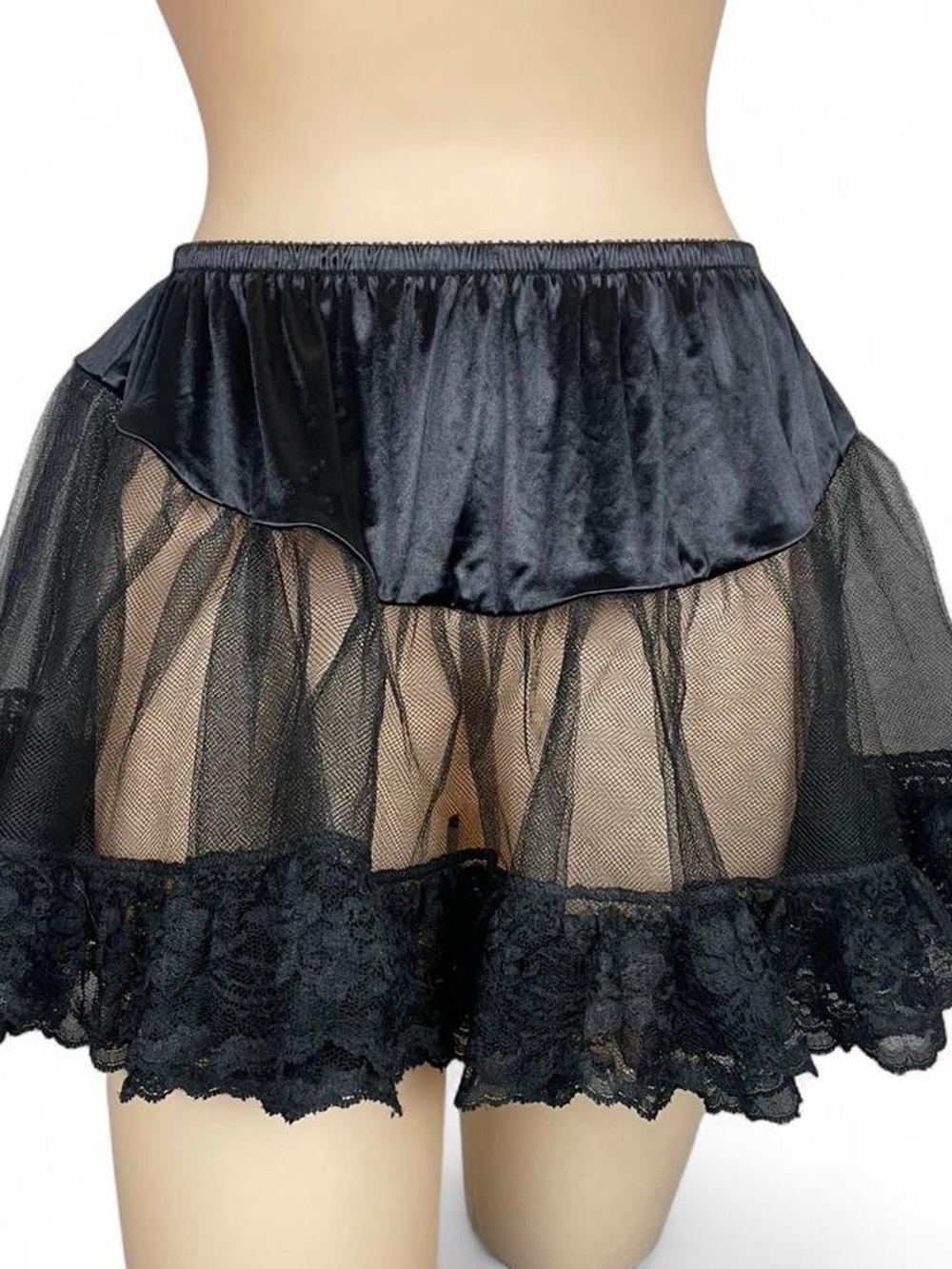 Victoria's Secret Black Lingerie Tutu Mini Skirt
